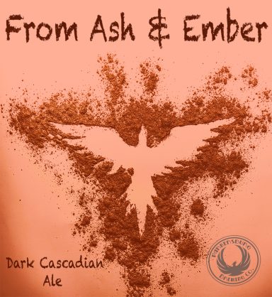 From Ash and Ember Black IPA